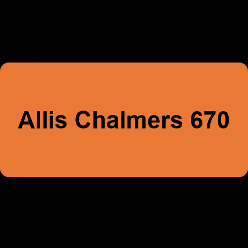 Allis Chalmers 670